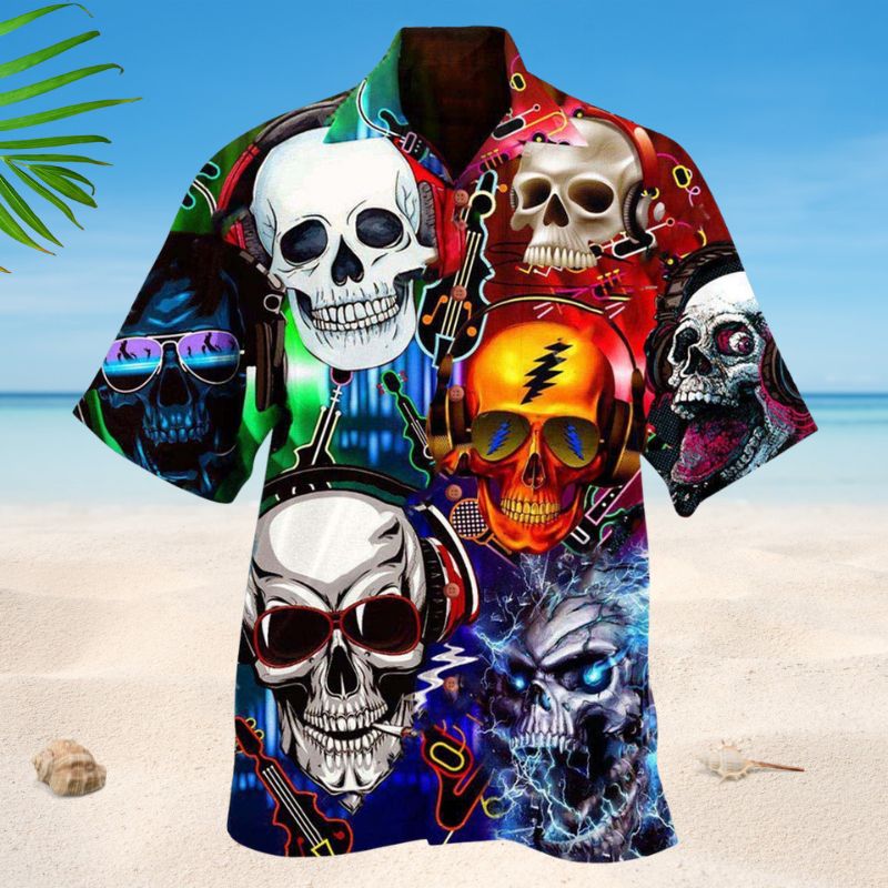 Skull Guitar Rock Edition – Hawaiian Shirt