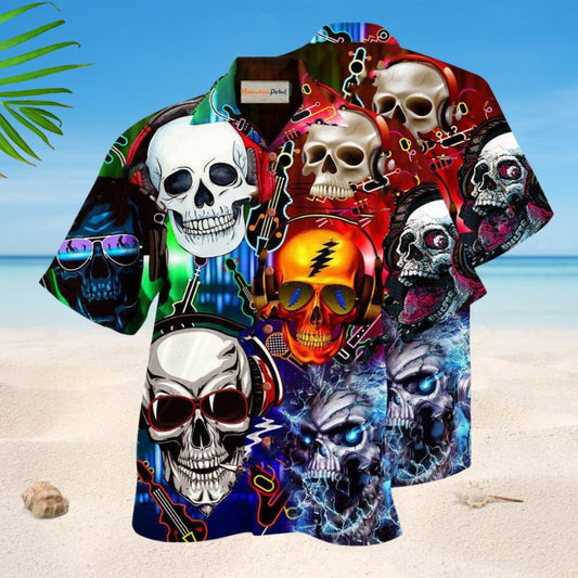 Skull Guitar Rock Edition – Hawaiian Shirt