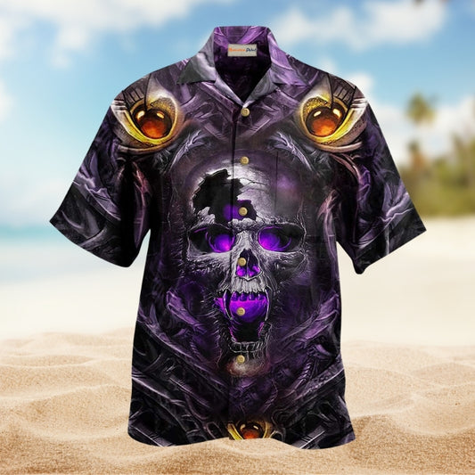 Skull Hello Darkness Smile Limited Edition – Hawaiian Shirt