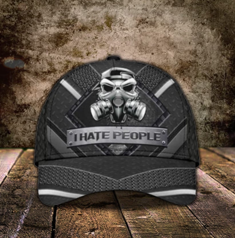 Skull I Hate People – Classic Cap