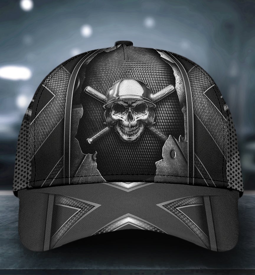 Skull Baseball Helmet – Classic Cap