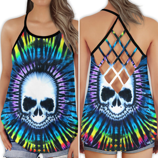 Skull Lady Fantastic Style - Hollow Tank Top