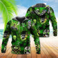 Skull Blue Smoke Artistic Style - 3D Hoodie