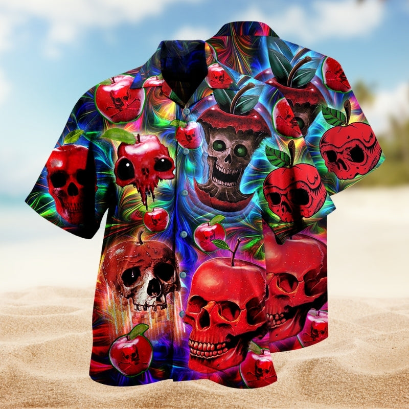 Skull Love Apple Limited Edition – Hawaiian Shirt