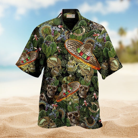 Skull Love Cactus Style Limited Edition – Hawaiian Shirt