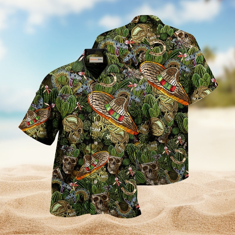 Skull Love Cactus Style Limited Edition – Hawaiian Shirt