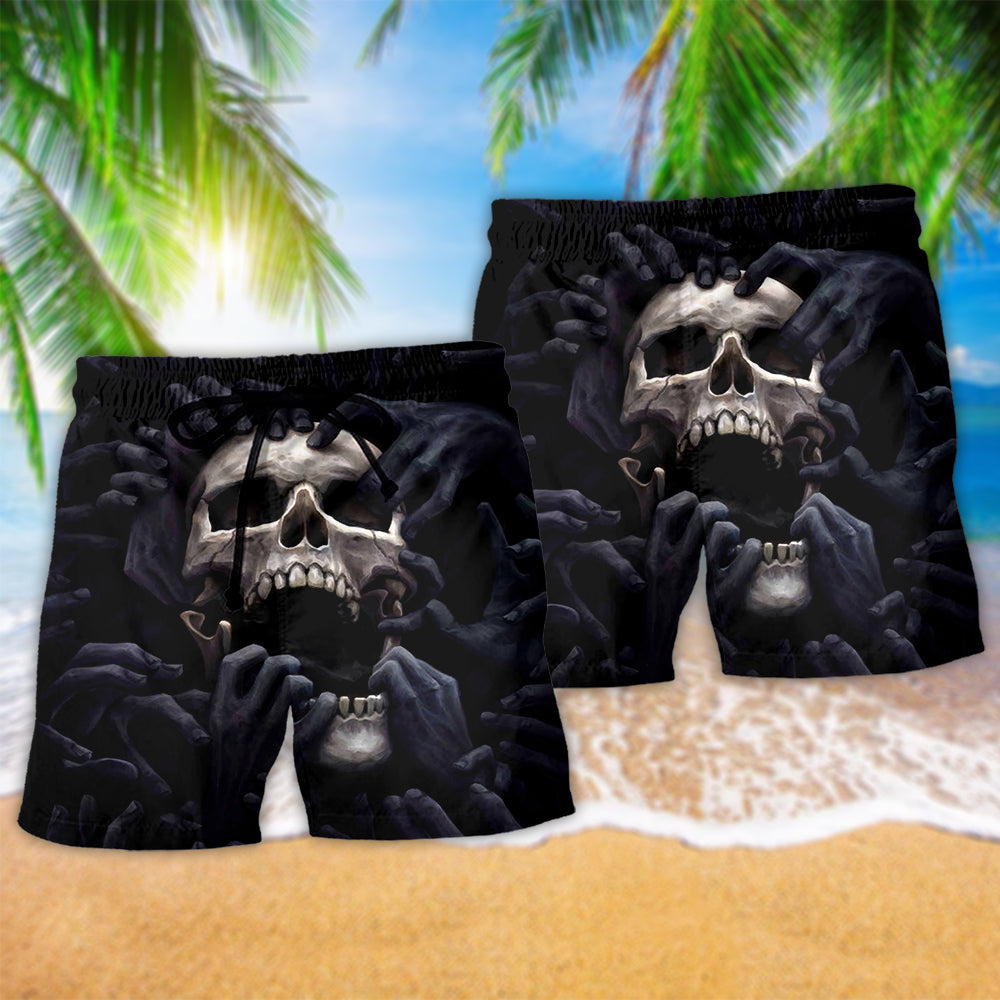 Skull Cool Dark Style – Beach Short