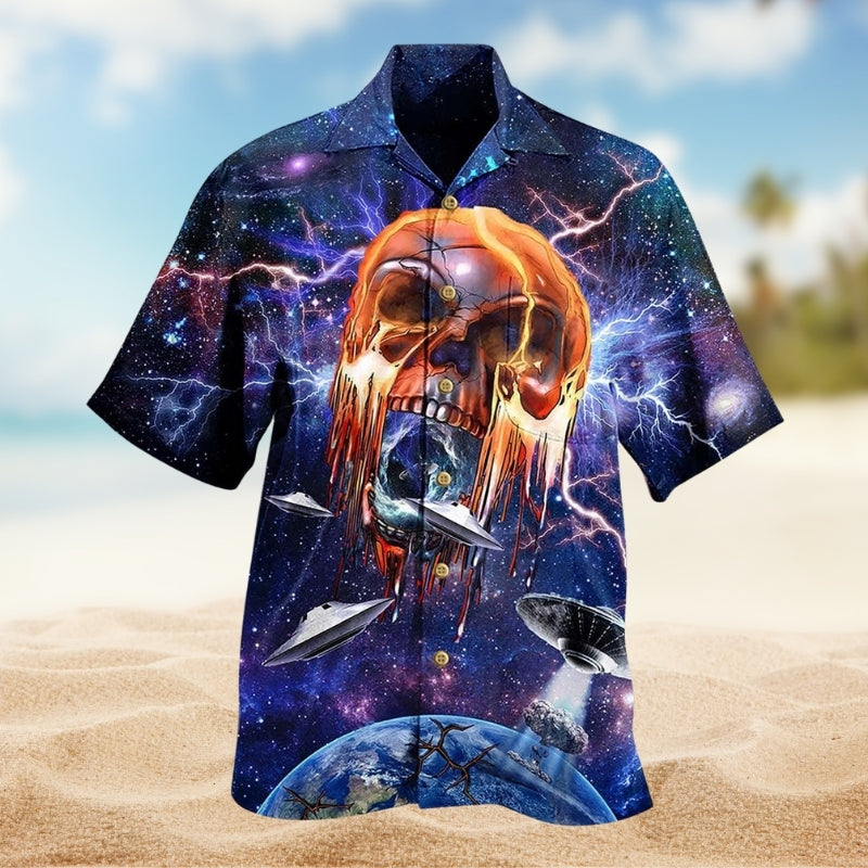 Skull Love Galaxy Limited Edition – Hawaiian Shirt