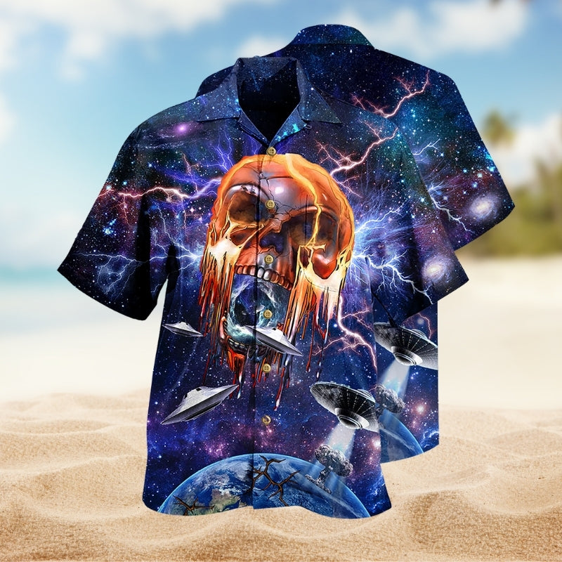 Skull Love Galaxy Limited Edition – Hawaiian Shirt