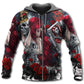 Skull Love Is Life Quote Art – 3D Hoodie