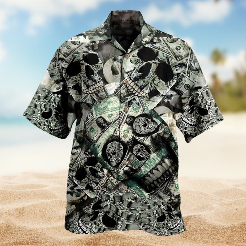 Skull Love Money Limited Edition – Hawaiian Shirt