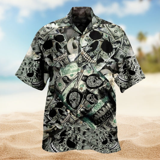 Skull Love Money Limited Edition – Hawaiian Shirt