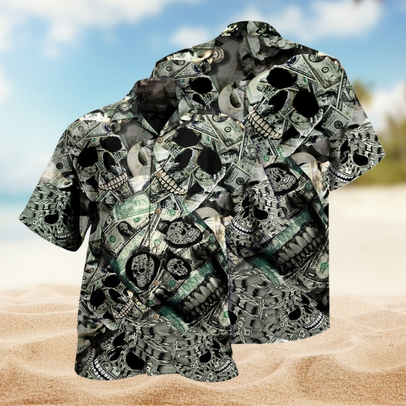 Skull Love Money Limited Edition – Hawaiian Shirt