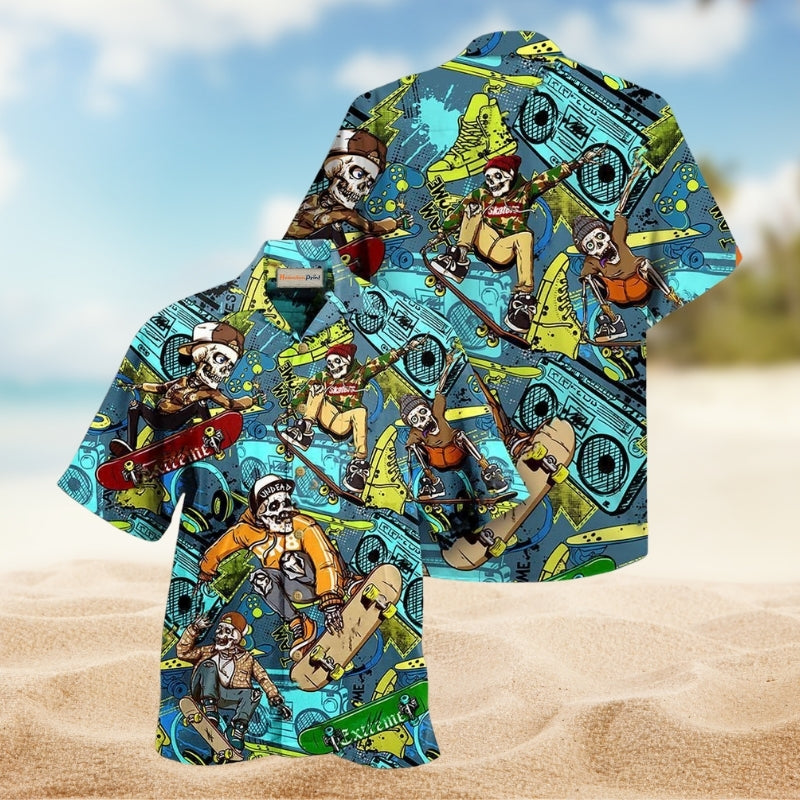 Skull Loves Skate Everyday Limited Edition – Hawaiian Shirt