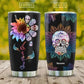 Skull Mandala Sunflower In Black 20 Oz Tumbler