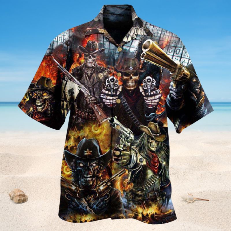 Skull No Guts No Glory Edition – Hawaiian Shirt
