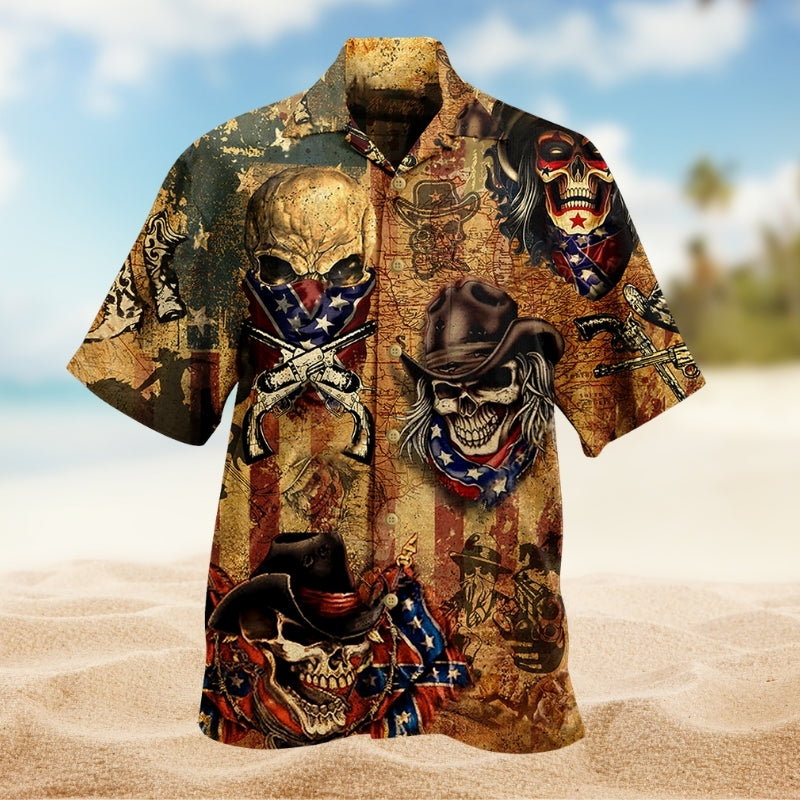 Skull Patriotic Limited Edition – Hawaiian Shirt