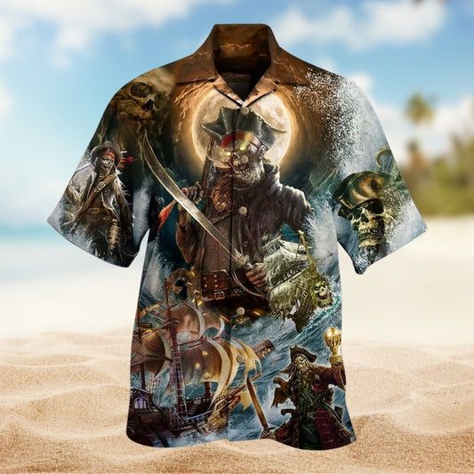 Skull Pirates Love Ocean Limited Edition – Hawaiian Shirt