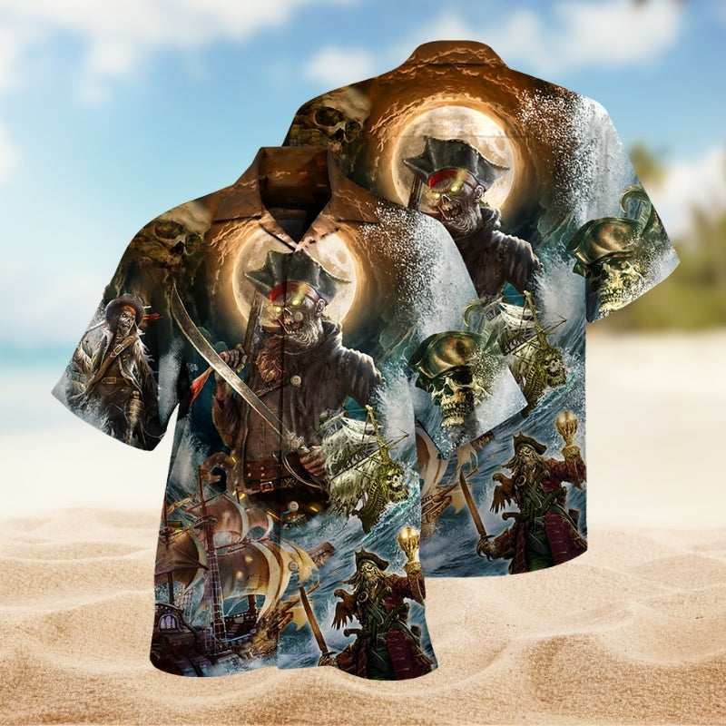 Skull Pirates Love Ocean Limited Edition – Hawaiian Shirt