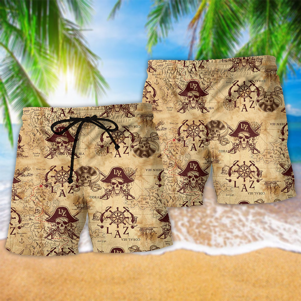 Skull Pirate Classic Lover – Beach Short