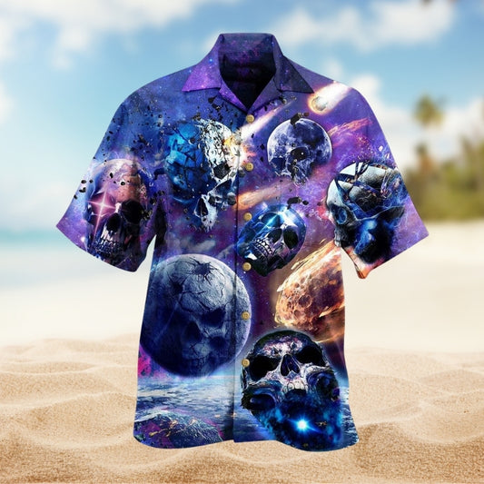 Skull Planet Galaxy Limited Edition – Hawaiian Shirt