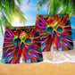 Skull Rainbow Love Colors – Beach Short