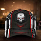 Skull Red Flag Carbon American – Classic Cap