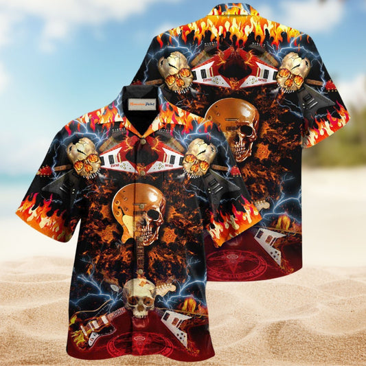 Skull Rock And Roll Edition – Hawaiian Shirt