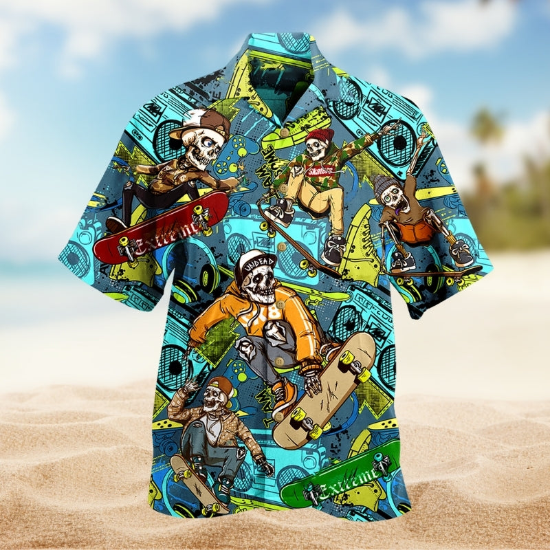 Skull Skateboard Limited Edition – Hawaiian Shirt