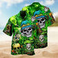 Skull Smile Love Green Limited Edition – Hawaiian Shirt