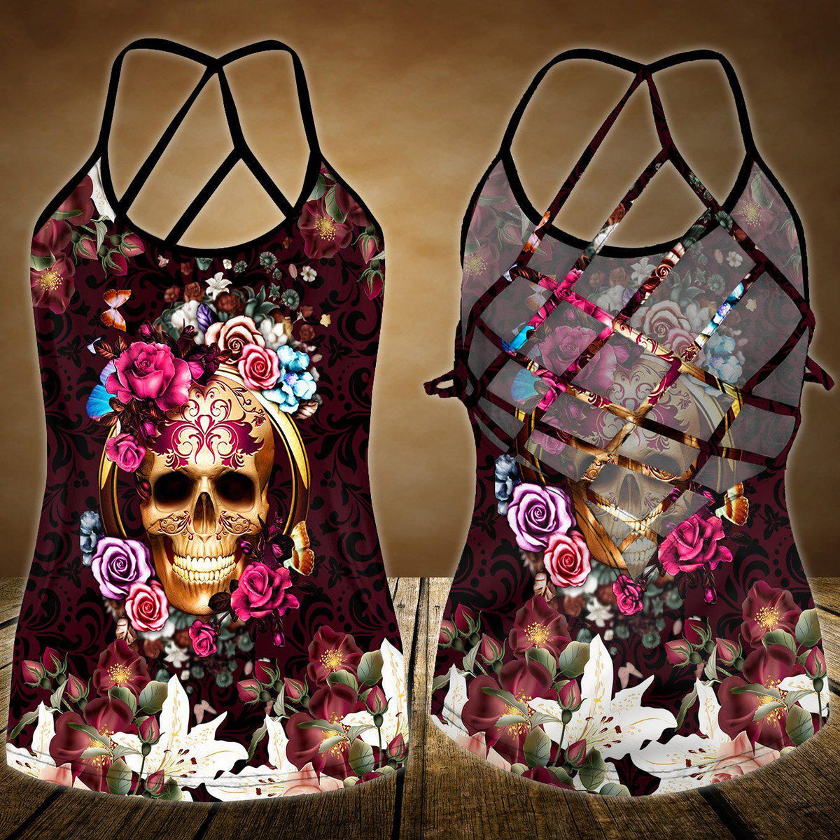 Skull Lady Style Limited Edition 10 – Hollow Tank Top