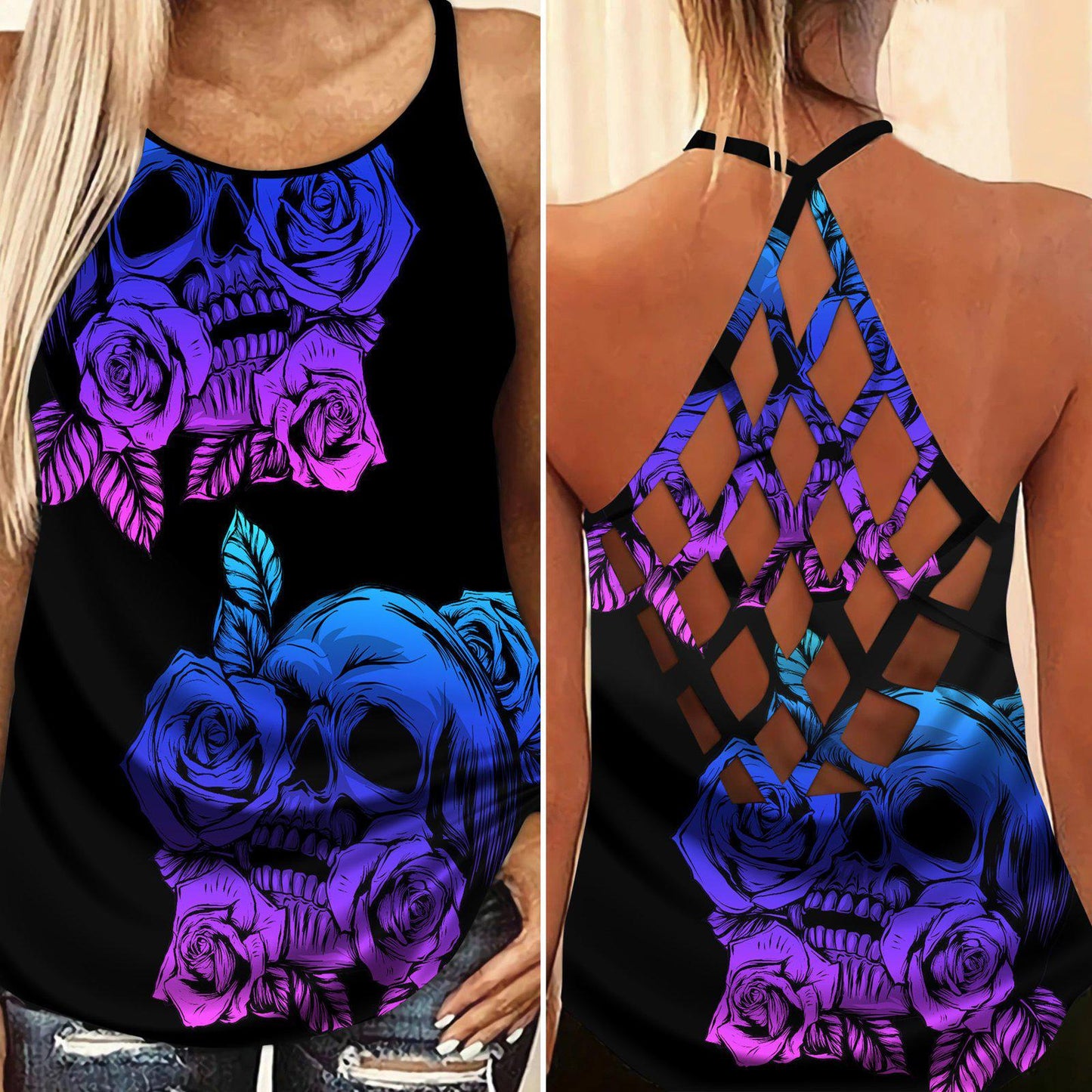 Skull Lady Style Limited Edition 12 – Hollow Tank Top