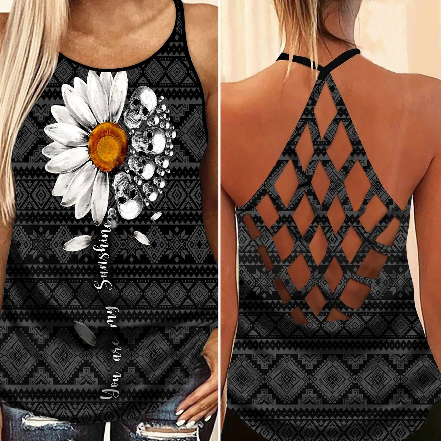 Skull Lady Style Limited Edition 4 – Hollow Tank Top