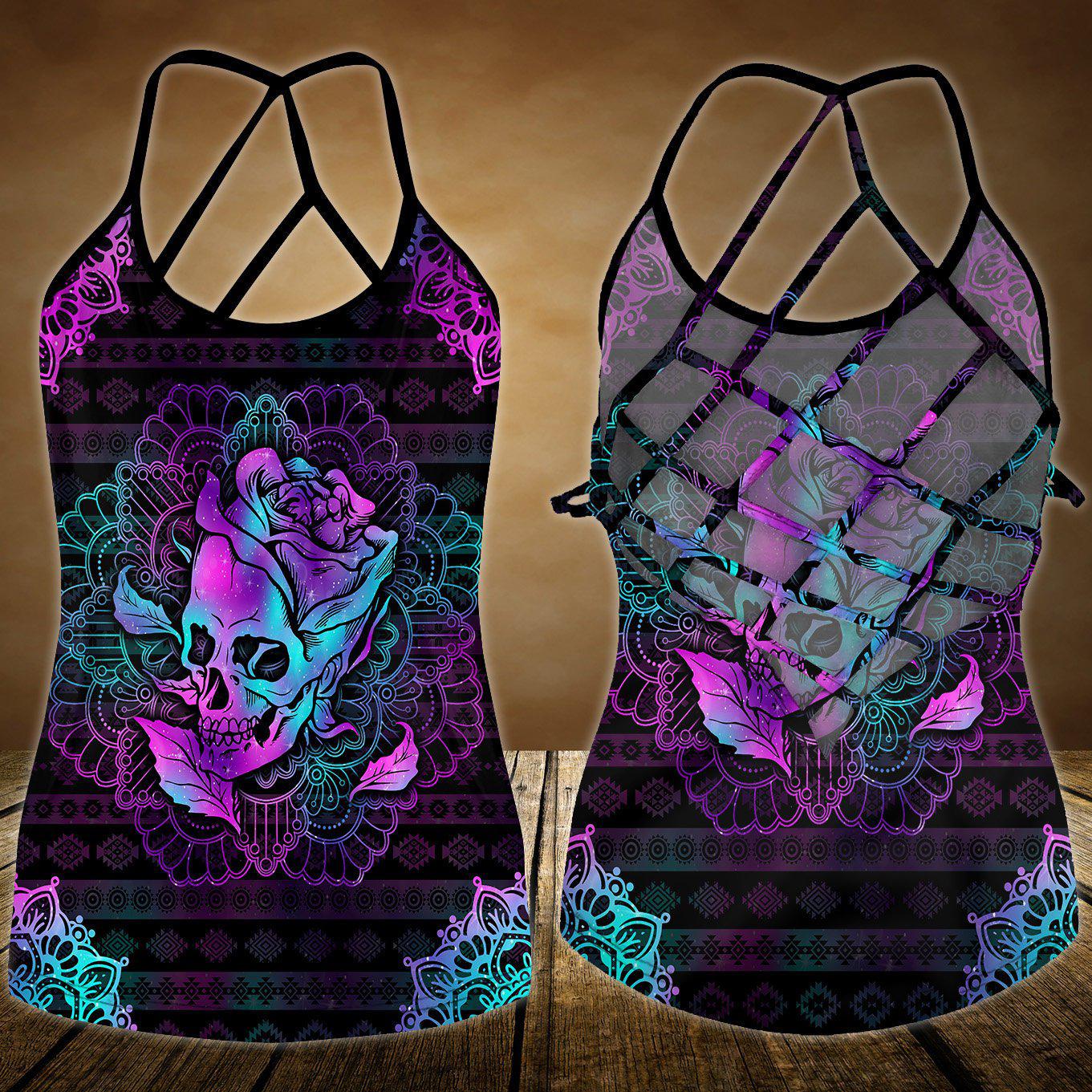 Skull Lady Style Limited Edition 5 – Hollow Tank Top