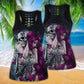 Skull Tattoo Art With Girl - Tank Top Hollow - Owls Matrix LTD