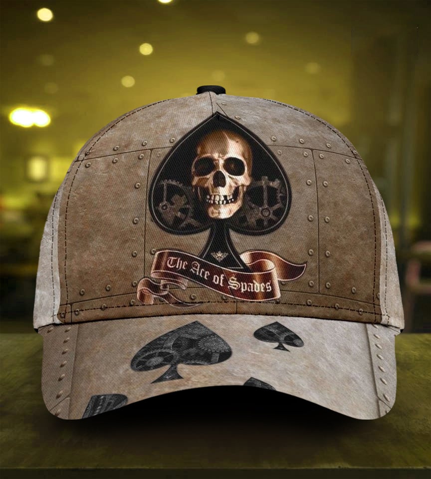 Skull Ace Of Spades Vibes – Classic Cap