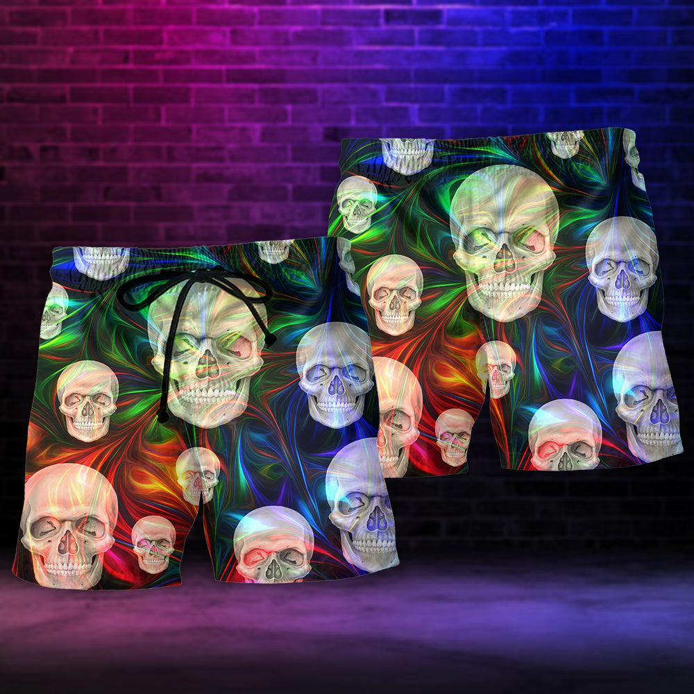 Skull The Magical Life - Beach Short - Owls Matrix LTD
