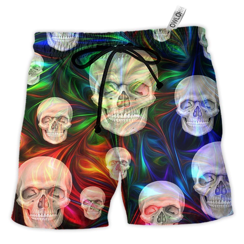Beach Short / Adults / S Skull The Magical Life - Beach Short - Owls Matrix LTD