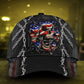 Skull American Flag Patriotic Style – Classic Cap