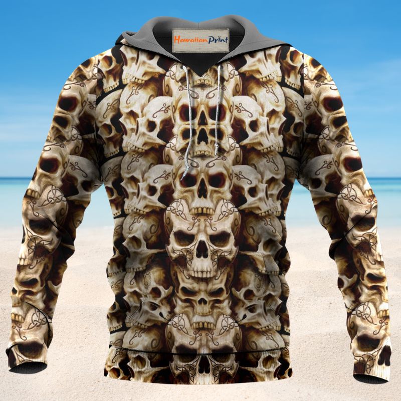 Skull Dark Thoughts Inside Everyone Art – 3D Hoodie