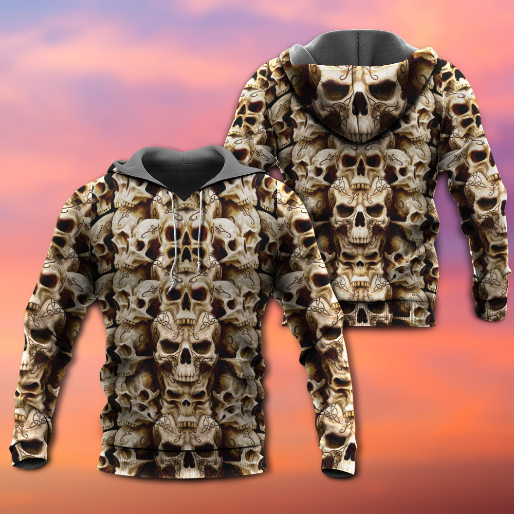 Skull Dark Thoughts Inside Everyone Art – 3D Hoodie