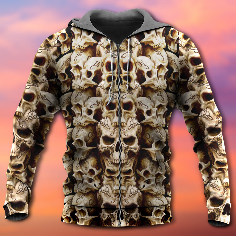 Skull Dark Thoughts Inside Everyone Art – 3D Hoodie