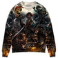Skull Fantasy Ghost Pirate Art Style – Sweater - Ugly Christmas Sweater