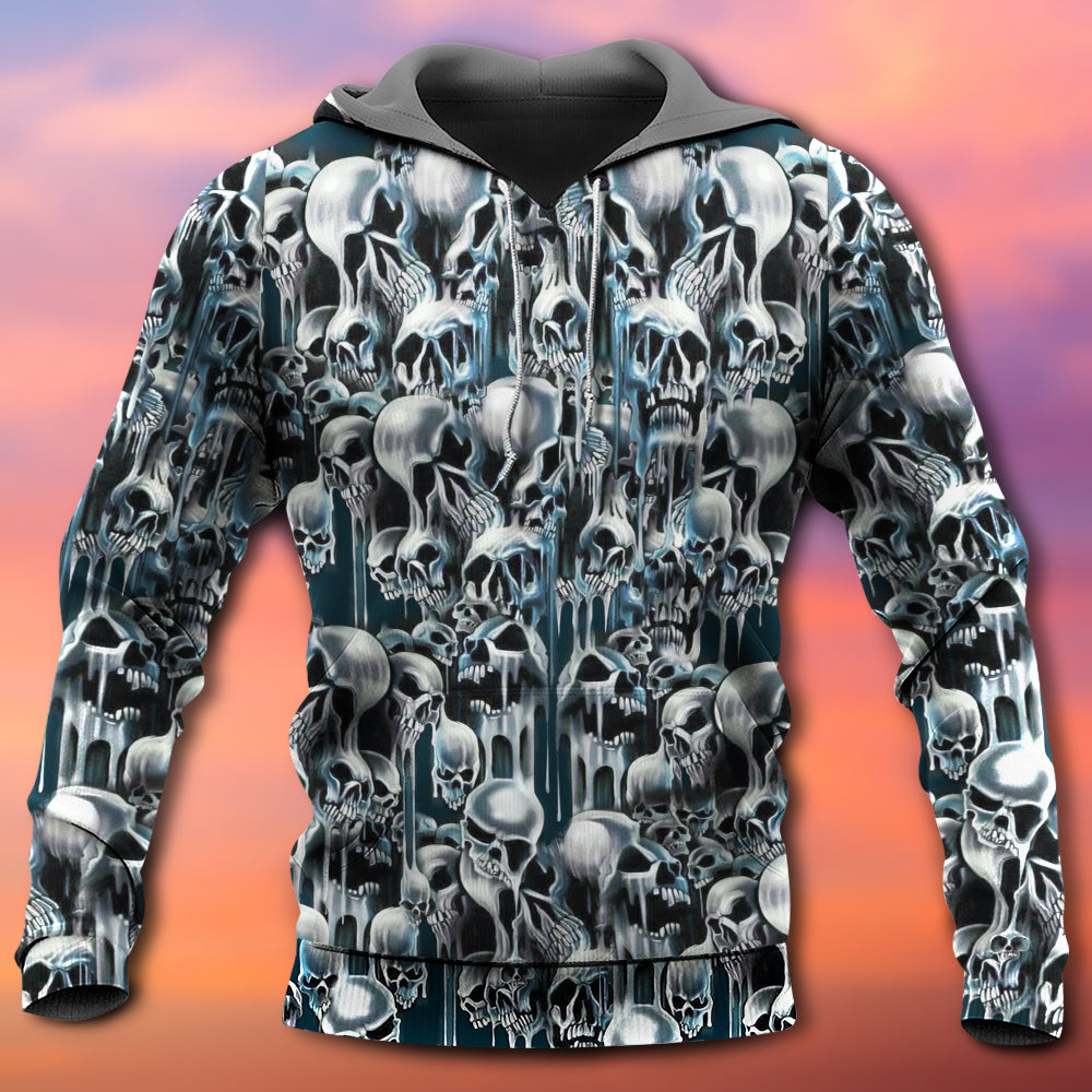Skull Heat Quote Graphic Art – 3D Hoodie