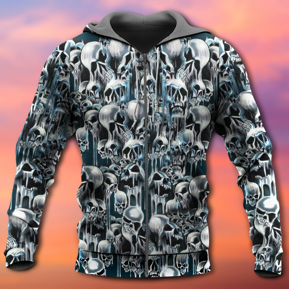 Skull Heat Quote Graphic Art – 3D Hoodie