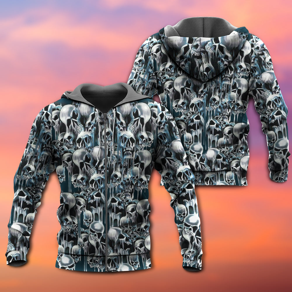 Skull Heat Quote Graphic Art – 3D Hoodie