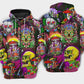 Life Is A Game Skull Style - 3D Hoodie