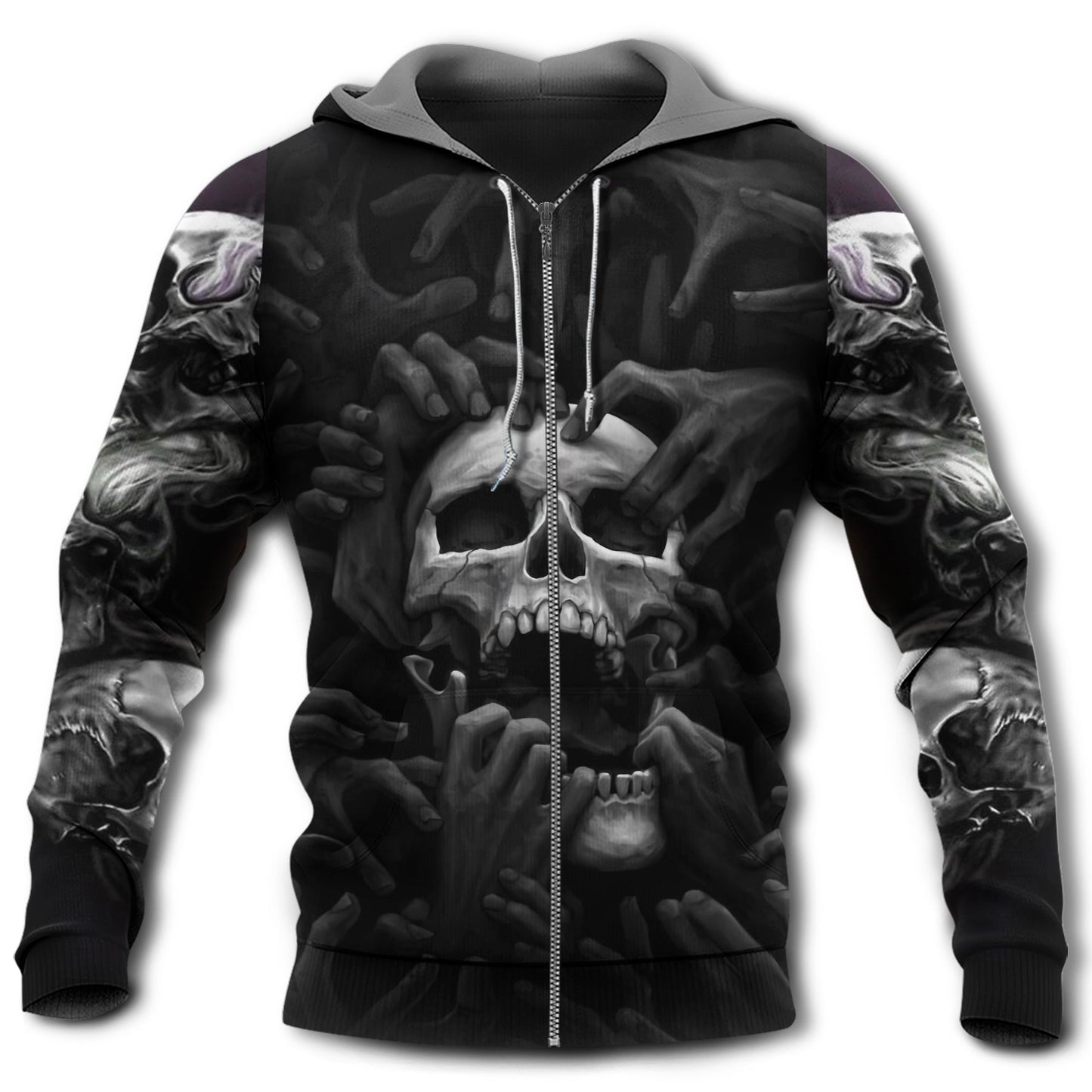 Skull Scream Dark Art Style - 3D Hoodie