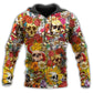 Day Of The Dead Skull Floral - 3D Hoodie