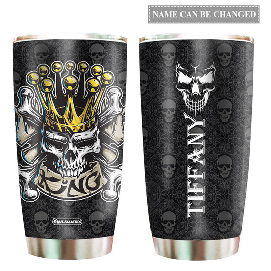 Skull King Personalized 20 Oz Tumbler For Travel Gifts